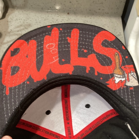 Chicago Bulls SnapBack hat steveseeleyart artist series hat 2021/2022 - Picture 3 of 8
